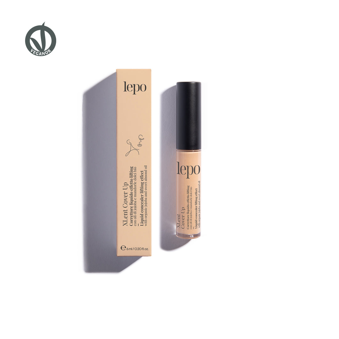 Xlent Cover up flüssiger Concealer mit Lifting-Effekt, mit Bio-Jojobaöl und süßen Mandeln 6ml