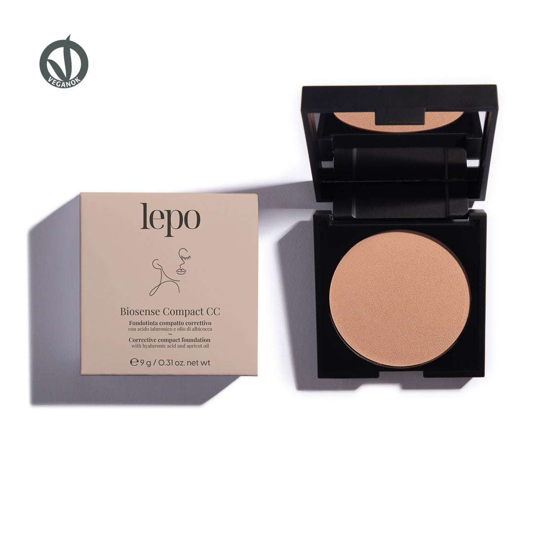Biosense Compact CC korrigierendes Kompakt-Make-up mit Hyaluronsäure und Aprikosenöl  9g