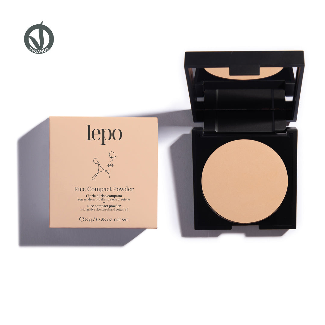 Rice Compact Powder  kompaktes Reispulver mit nativer Reisstärke und Baumwollöl  8g