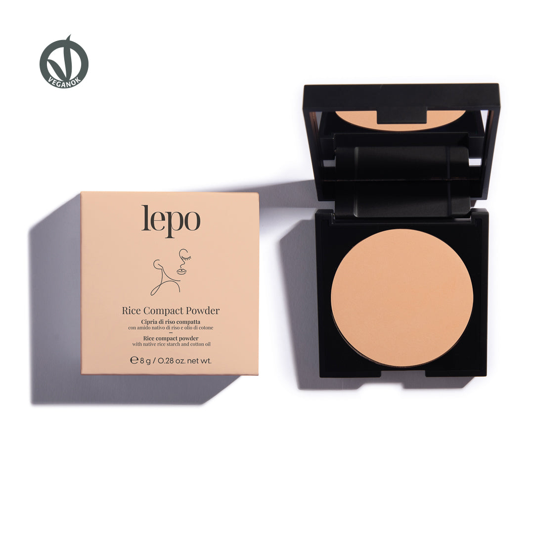 Rice Compact Powder  kompaktes Reispulver mit nativer Reisstärke und Baumwollöl  8g