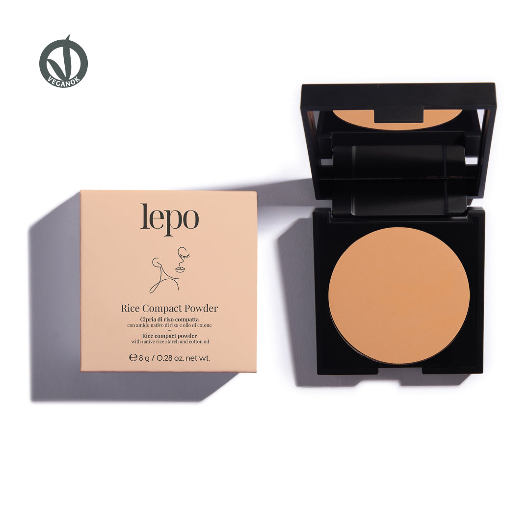 Rice Compact Powder  kompaktes Reispulver mit nativer Reisstärke und Baumwollöl  8g