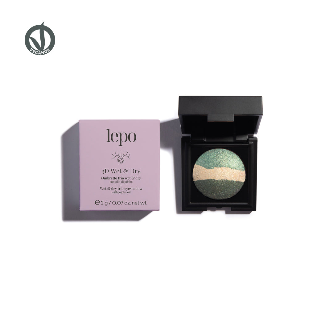 3D Wet & Dry Trio-Lidschatten mit Jojobaöl  2g