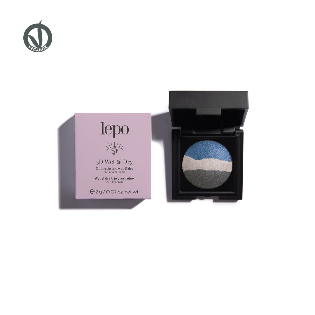3D Wet & Dry Trio-Lidschatten mit Jojobaöl  2g