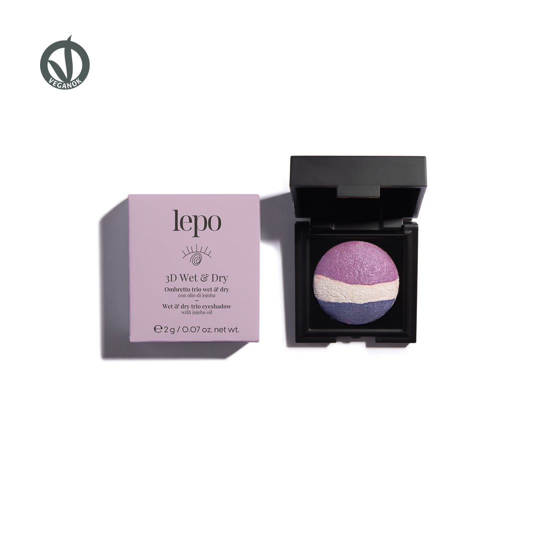 3D Wet & Dry Trio-Lidschatten mit Jojobaöl  2g