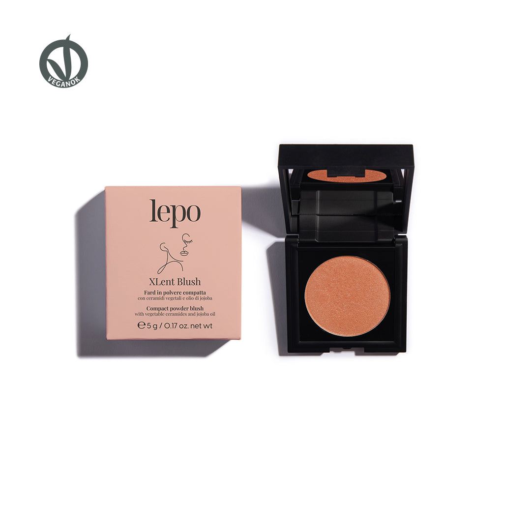 Xlent Blush  Kompaktes Puderrouge mit pflanzlichen Ceramiden und Jojobaöl 5g
