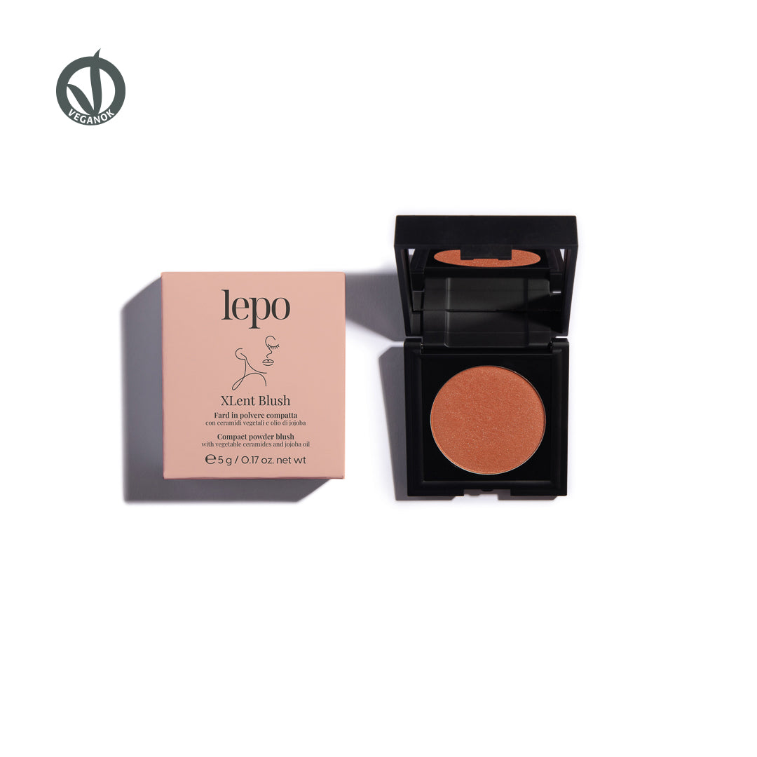 Xlent Blush  Kompaktes Puderrouge mit pflanzlichen Ceramiden und Jojobaöl 5g