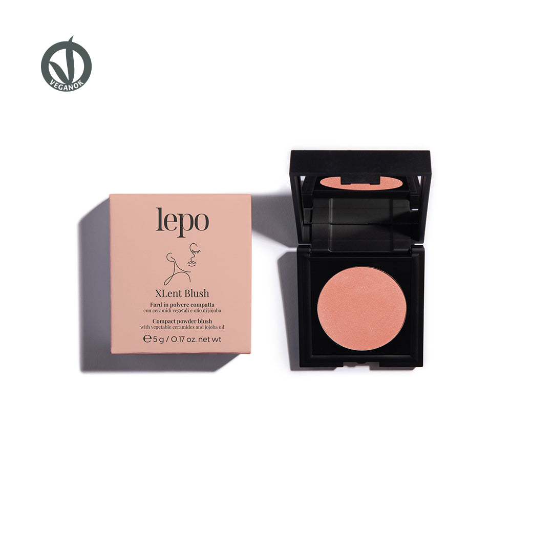 Xlent Blush  Kompaktes Puderrouge mit pflanzlichen Ceramiden und Jojobaöl 5g