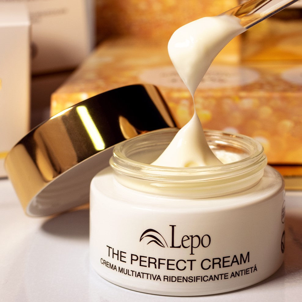 The Perfekt Cream  Multiaktive Anti-Aging-Creme mit 3 molekularen Hyaluronsäure und pflanzlichem Kollagen  50ml