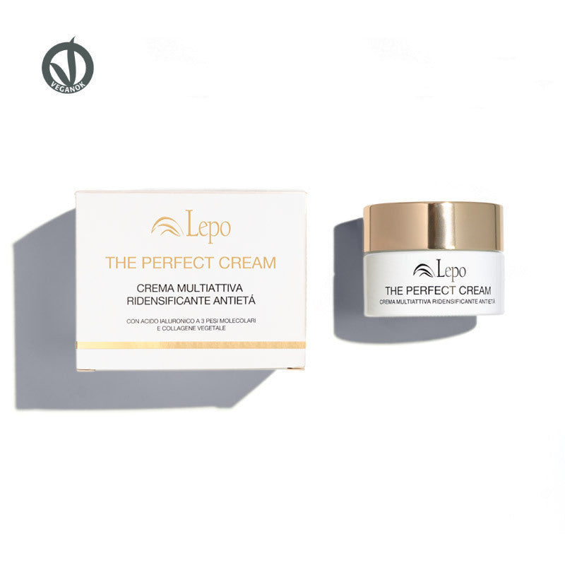 The Perfekt Cream  Multiaktive Anti-Aging-Creme mit 3 molekularen Hyaluronsäure und pflanzlichem Kollagen  50ml