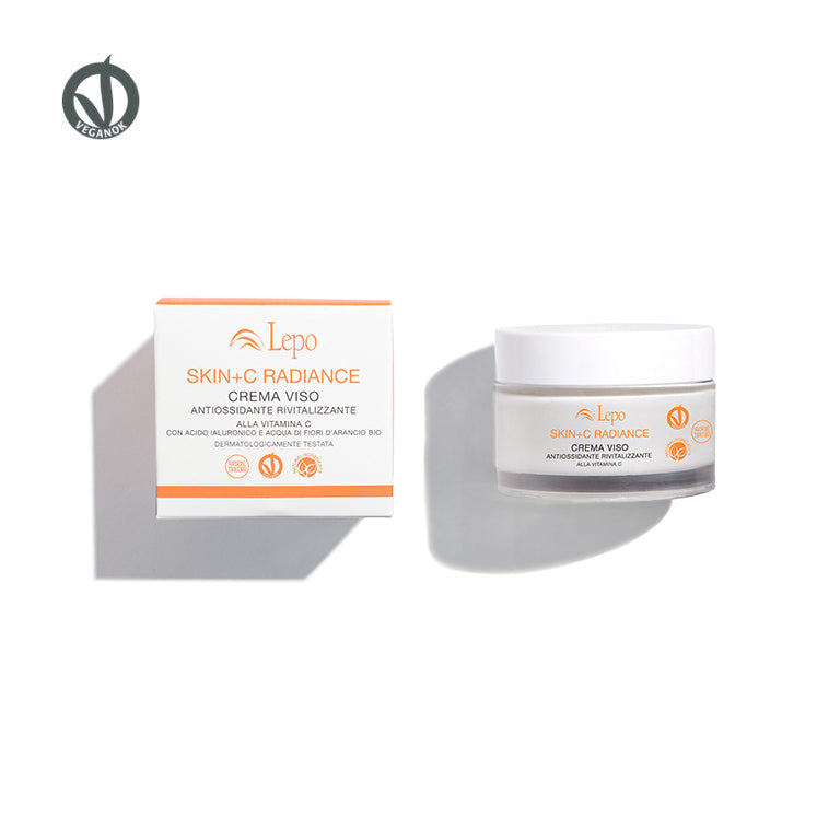 Gesichtscreme  Revitalisierendes Antioxidans mit Vit. C mHyaluronsäure und Bio-Orangenblütenwasser   50ml