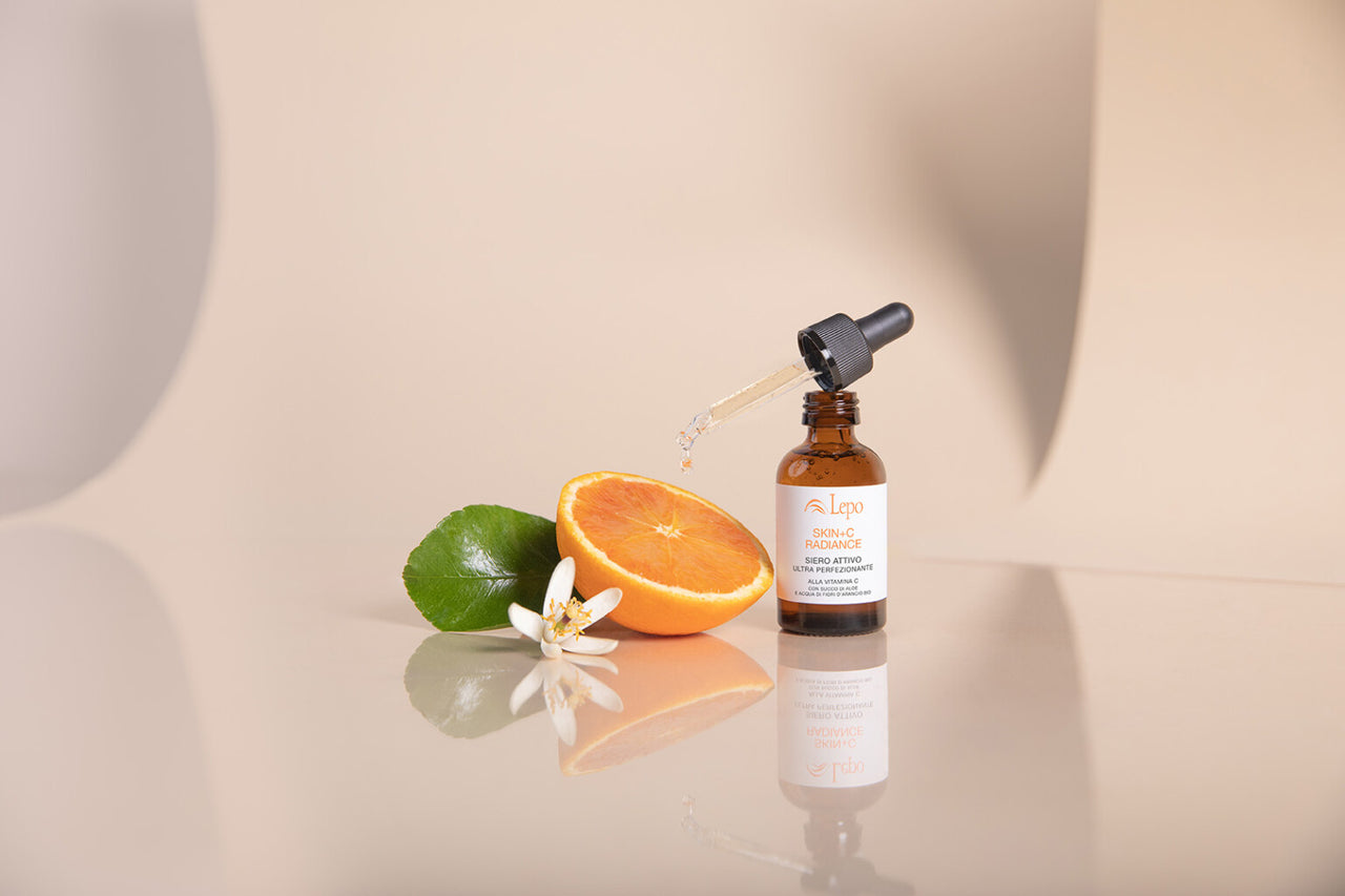 Aktives Serum  Ultra perfektionierend mit Vitamin C mit Aloe-Saft und Bio-Orangenblütenwasser  20ml