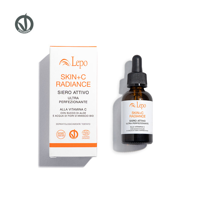 Aktives Serum  Ultra perfektionierend mit Vitamin C mit Aloe-Saft und Bio-Orangenblütenwasser  20ml