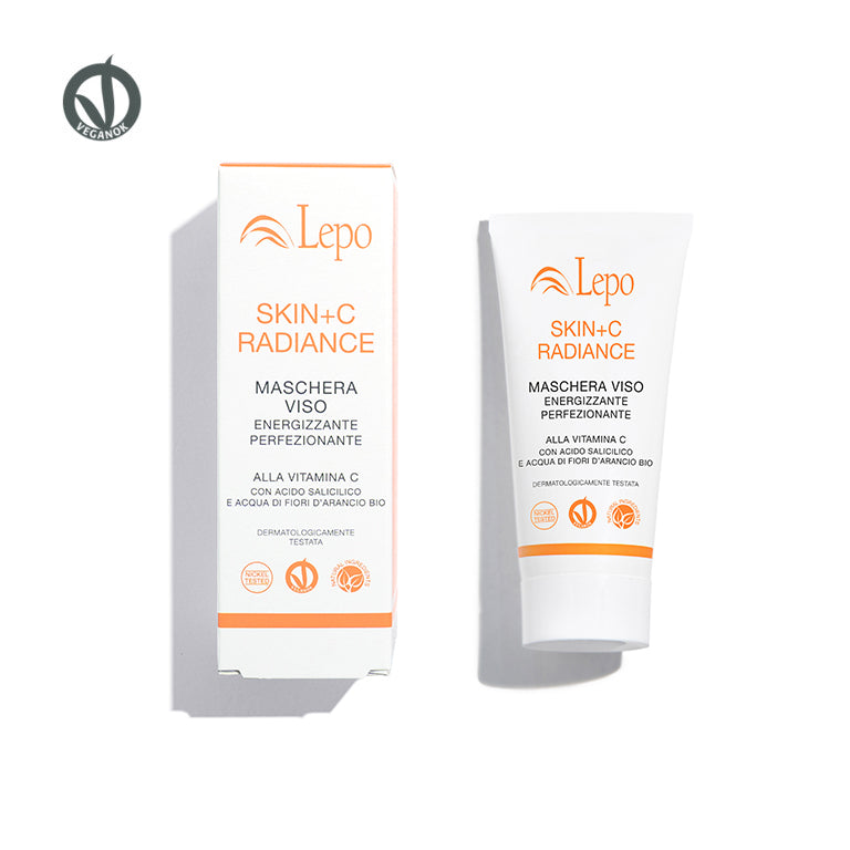 Gesichtsmaske Energiespender mit Vitamin C, Salicylsäure und Bio-Orangenblütenwasser   50ml