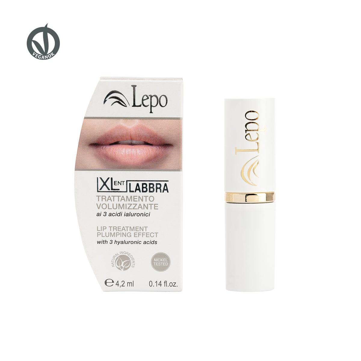 XLent Labbra Volumen Lippenbehandlung  mit 3 Hyaluronsäuren  4,2ml