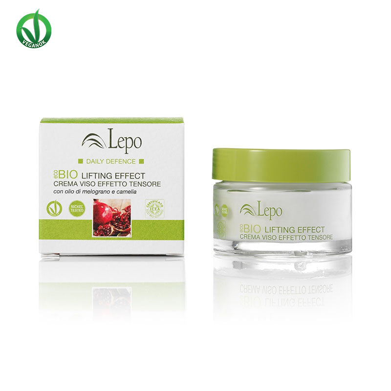 Organic Lifting Effect Gesichtscreme mit straffender Wirkung mit Granatapfelöl und Kamillenöl  50ml