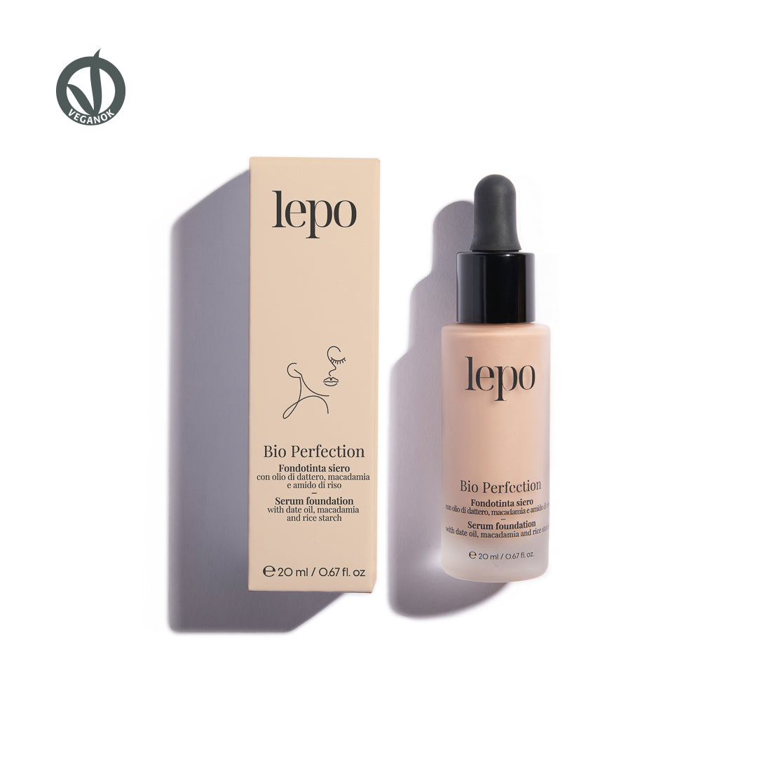 Bio Perfection Serum-Foundation mit Bio- Dattelöl, Macadamiaöl und Reisstärke  20ml
