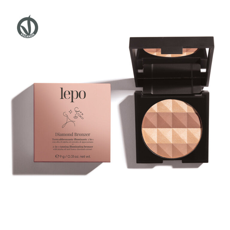 2 in 1 Diamond Bronzer mit Jojobaöl und Rosskastanienextrakt  9g